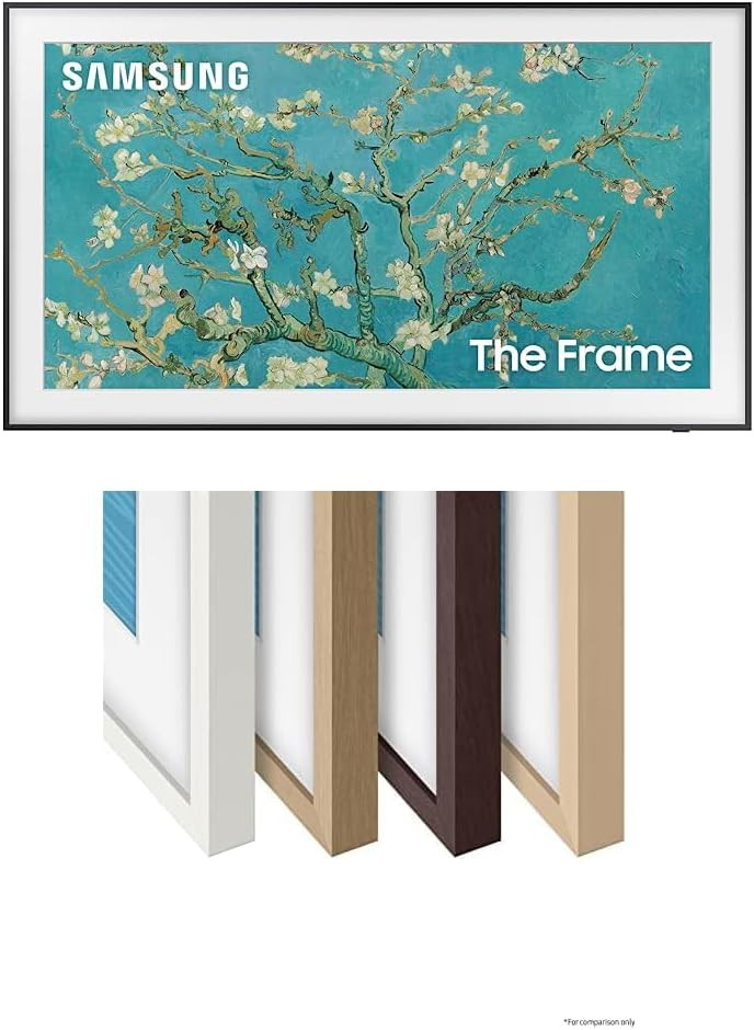 SAMSUNG The Frame 55” TV with Brown Bezel, 4K | Amazon (US)