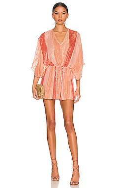 Sundress Madeleine Dress in Marbella Mix Terracotta from Revolve.com | Revolve Clothing (Global)