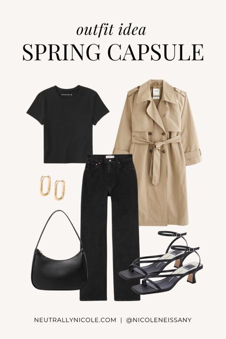 Spring capsule wardrobe outfit idea

// spring outfit, spring outfits, capsule wardrobe spring, spring fashion trends 2024, spring trends 2024, casual outfit, brunch outfit, date night outfit, school outfit, office outfit, work outfit, business casual outfit, t-shirt, basic tee, black tee, trench coat, spring coat, spring jeans, spring denim, wide leg jeans, wide leg denim, relaxed jeans, relaxed denim, dark wash denim, dark wash jeans, black denim, black jeans, strappy sandals, strappy heels, spring shoes, spring shoe trends, purse, handbag, gold square hoop earrings, Abercrombie jeans, Abercrombie, Dolce Vita, Revolve, Blank NYC, Amazon fashion, Lulus, neutral outfit, neutral fashion, neutral style, Nicole Neissany, Neutrally Nicole, neutrallynicole.com (3.8)

#LTKitbag #LTKSpringSale #LTKfindsunder100 #LTKshoecrush #LTKSeasonal #LTKsalealert #LTKtravel #LTKstyletip #LTKparties #LTKfindsunder50