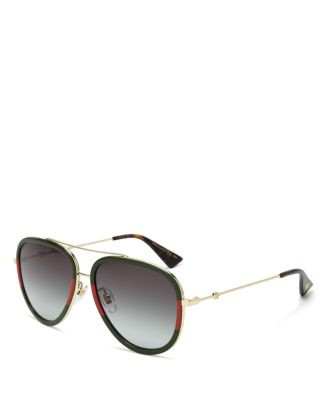 Brow Bar Aviator Sunglasses, 57mm | Bloomingdale's (US)