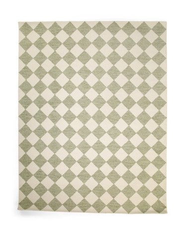 8x10 Wool Checkered Rug | TJ Maxx