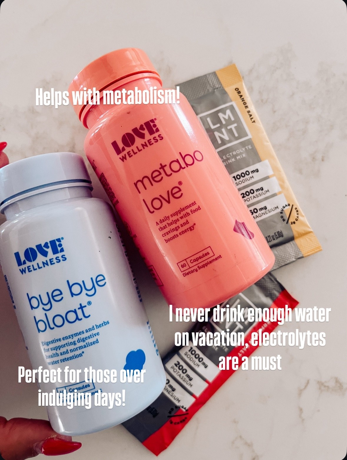 A few of my go to supplements i will  always pack with me when i travel

Supplements 
Bloating supplements 
Health routine
Travel essentials

#LTKFindsUnder50 #LTKTravel