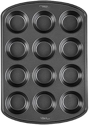 Wilton Perfect Results Premium Non-Stick Bakeware Muffin and Cupcake Pan, 12-Cup, STANDARD, Silve... | Amazon (US)