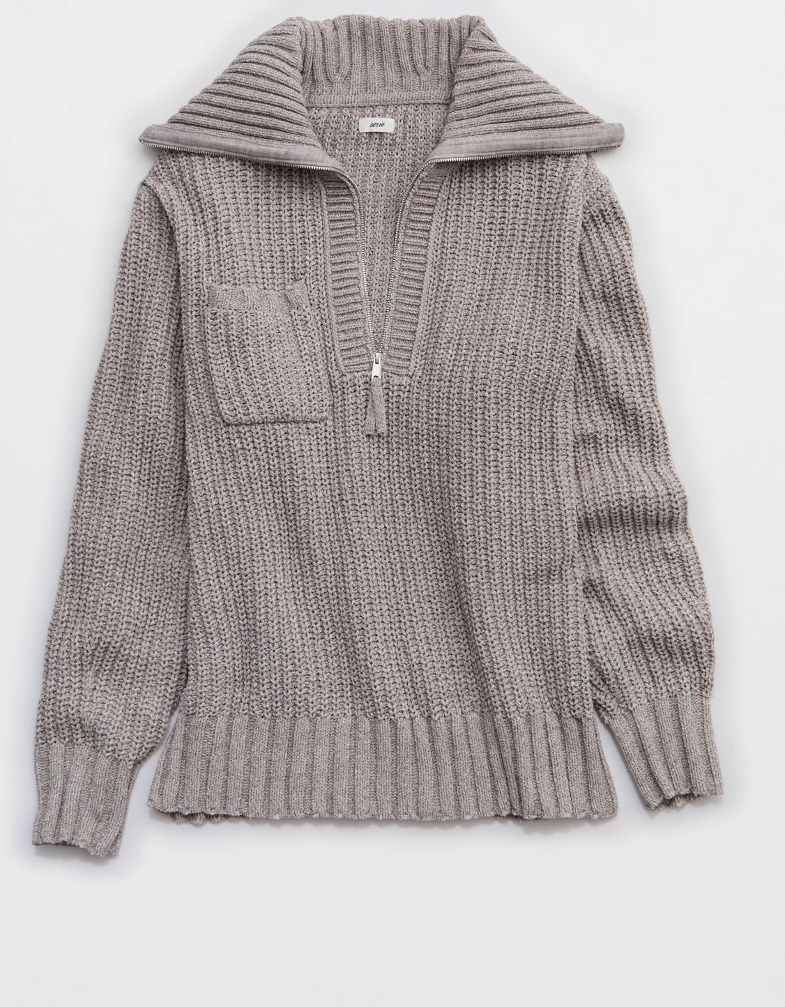 Aerie So Nostalgic Quarter Zip Sweater | American Eagle Outfitters (US & CA)