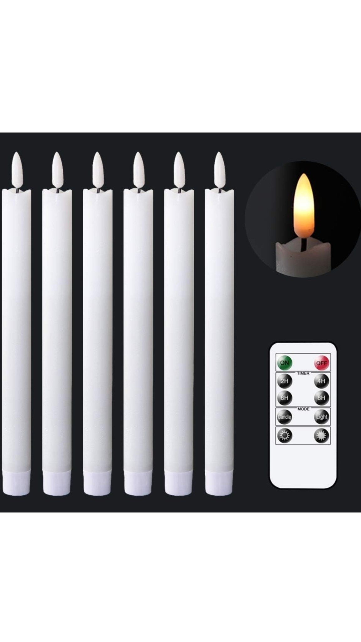 Real looking flame candles with a controller. #LTKEntertainment