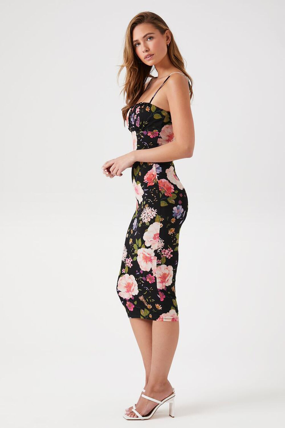 Floral Print Bodycon Cami Dress | Forever 21 (US)