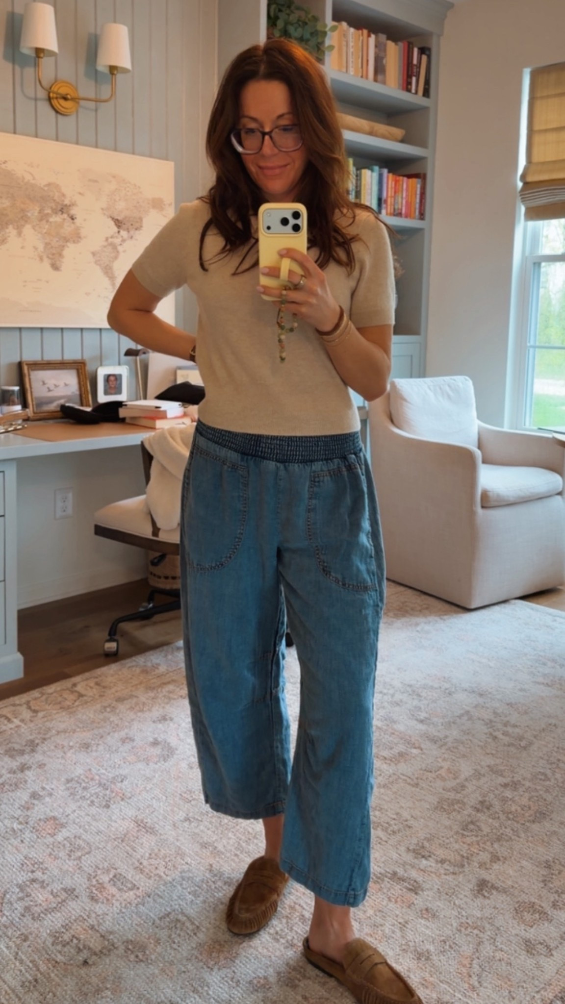 Comfy but also Friday office casual appropriate outfit of the day. 

#LTKOver40 #LTKootd