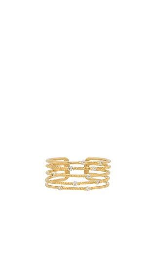 Ettika Stacked Adjustable Ring in Gold | Revolve Clothing (Global)