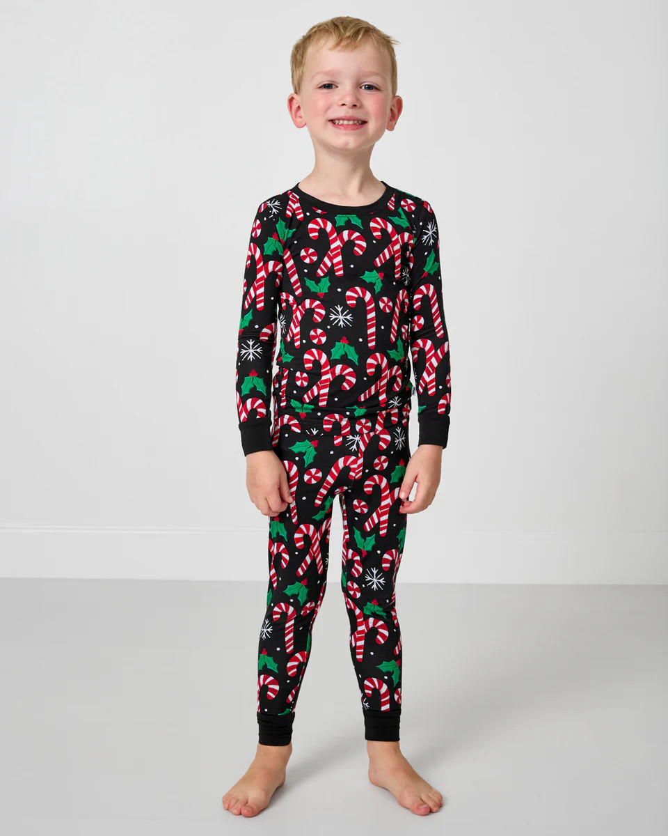 Merry Mints Two-Piece Pajama Set | Little Sleepies