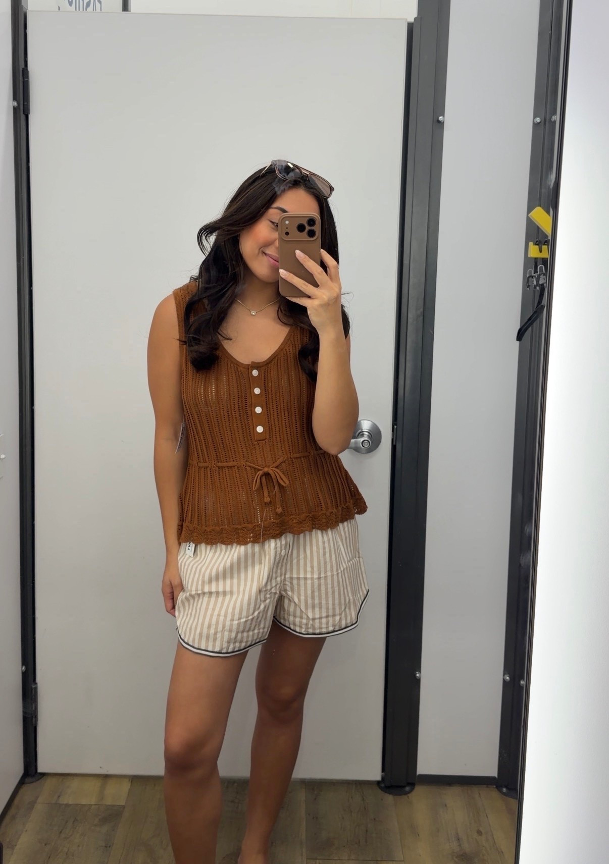 Fall transitional outfit from Old Navy 🍂 wearing size M top and M shorts

#LTKBump #LTKootd #LTKSeasonal
