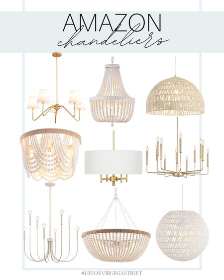 Take a look at my top favorite chandeliers all from Amazon! Love these! Lots of different styles and prices! 

amazon, amazon home, amazon home decor, amazon finds, amazon chandelier, amazon looks, amazon favorites, lighting, amazon lighting, designer inspired, home decor, beaded chandelier , gold chandelier, white chandelier, coastal style, coastal style

#LTKhome #LTKstyletip #LTKFind