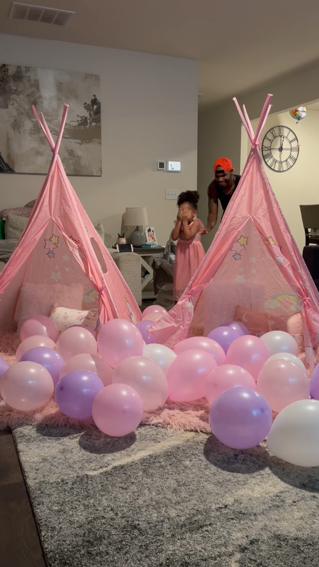 I found these cool unicorn teepee tents for my daughters and decided it would be fun to use them for a movie night! I got them their favorite Disney princess dresses to top it off! They loved every second of it!

#LTKparties #LTKkids #LTKfamily