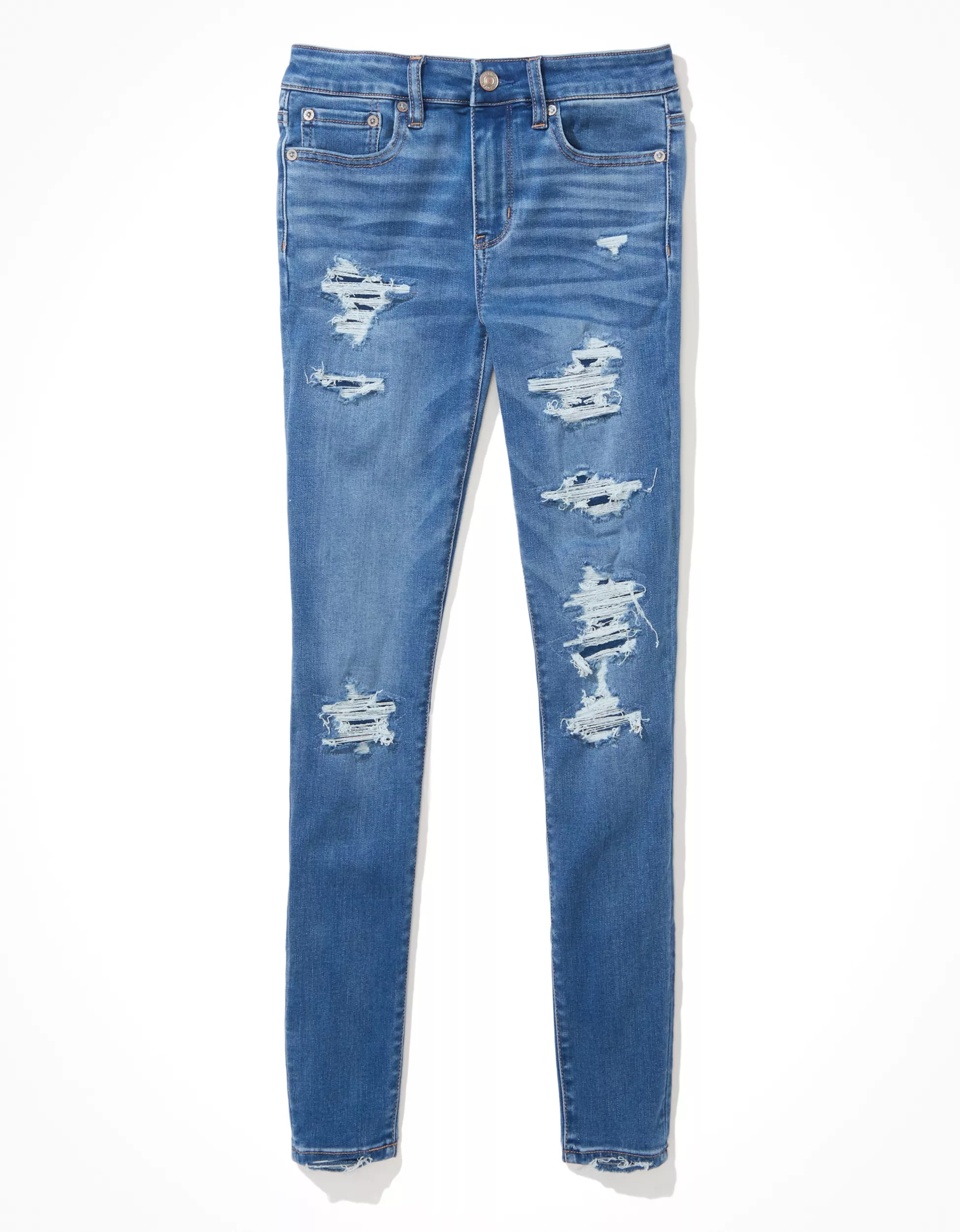 AE Ne(x)t Level Patched High-Waisted Jegging | American Eagle Outfitters (US & CA)