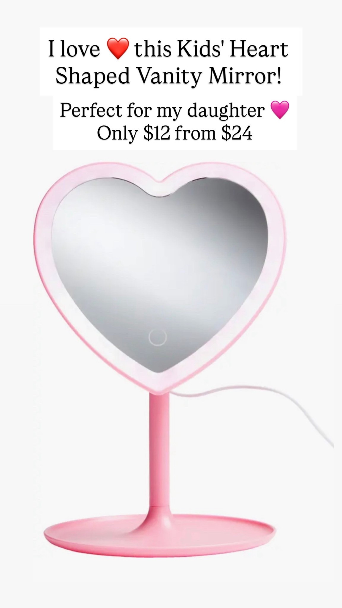 Cutest heart mirror for kids 🩷💜❤️

#LTKKids #LTKSaleAlert