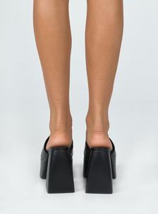 Windsor Smith Highrise Platform Heel Black | Princess Polly US