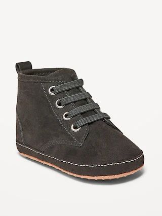 Unisex Faux-Suede Combat Boots for Baby | Old Navy (US)