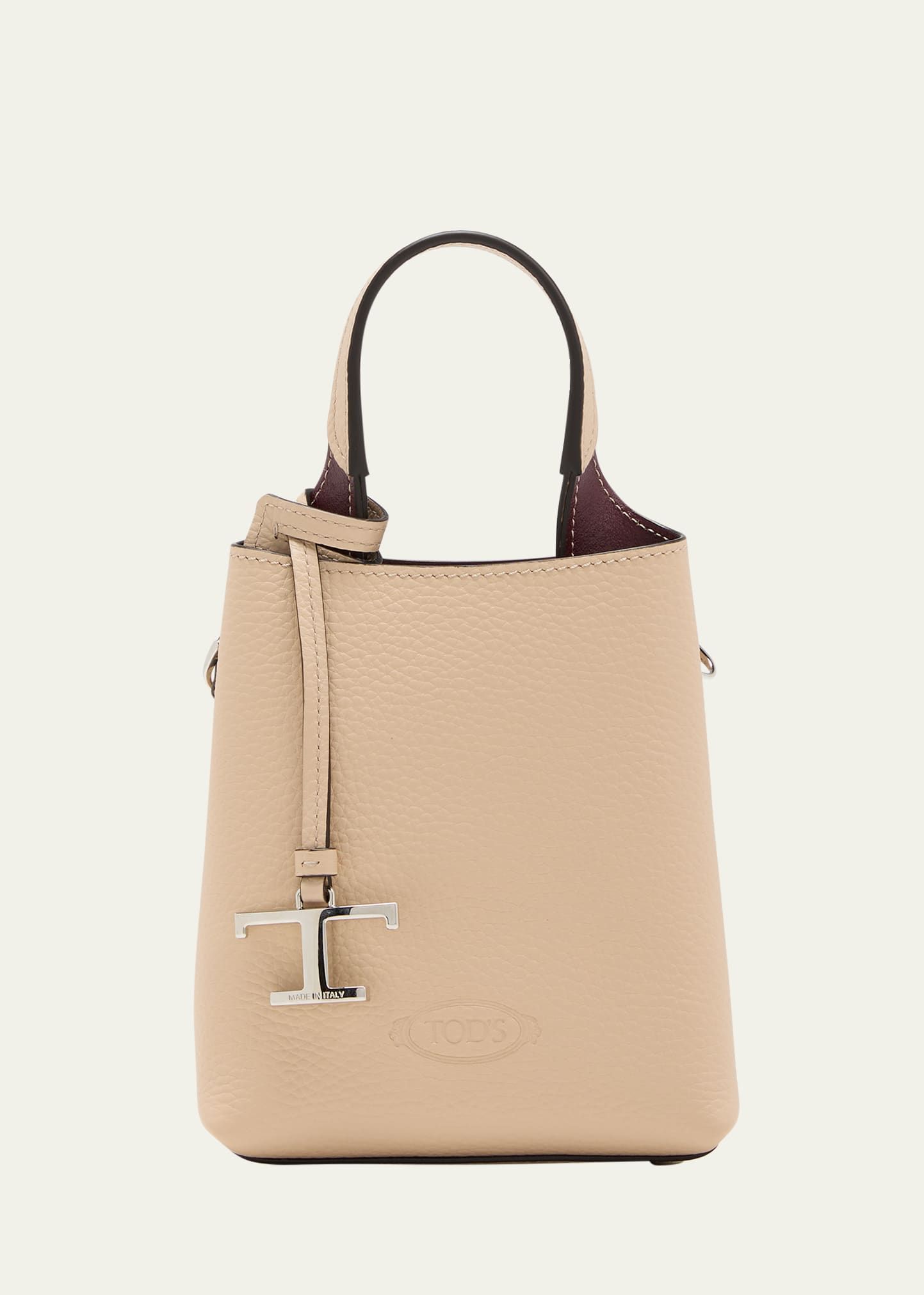 Tod's Micro Leather Tote Bag | Bergdorf Goodman