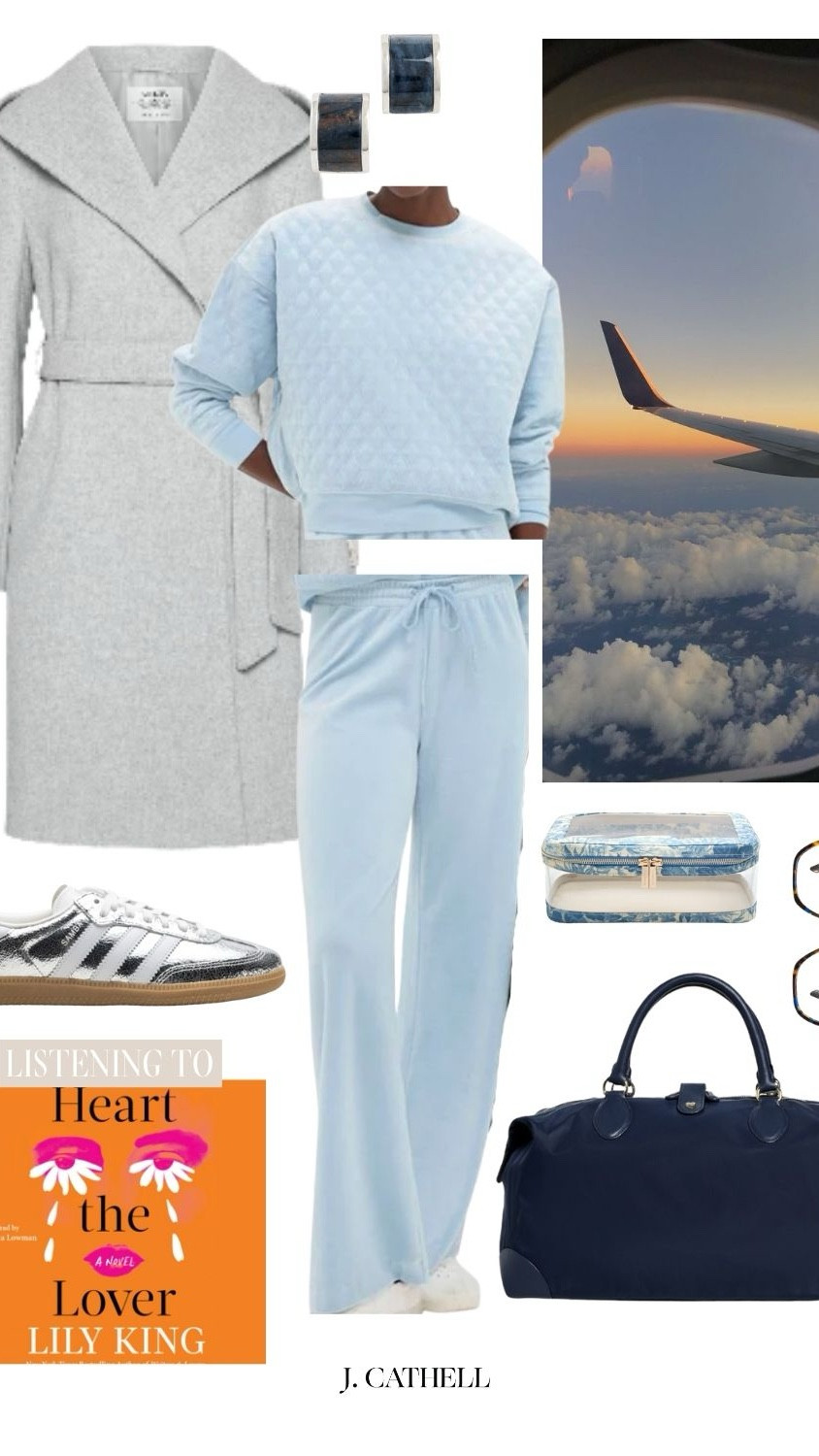 Travel days, but make them intentional. ✈️
These are my go-to chic travel outfits for long flights—polished enough to arrive feeling pulled together, comfortable enough to actually relax en route.

Think:
• Soft, elevated lounge sets that don’t wrinkle
• Layered outerwear for cold cabins + warm arrivals
• Hands-free totes, cozy slides, and sneakers you can walk miles in
• Neutral palettes that mix, match, and always feel timeless

Whether you’re flying for the holidays, heading into a busy season of travel, or just want to upgrade your airport style, these looks prove that comfortable travel outfits can still feel refined.

Save this for your next trip ✨
Shop everything linked on my LTK

#TravelOutfits #AirportStyle #ChicTravel #TravelCapsuleWardrobe #ElevatedBasics #ComfortableAndChic #WhatToWearFlying #LoungewearStyled



#LTKSeasonal #LTKOver40 #LTKHoliday
