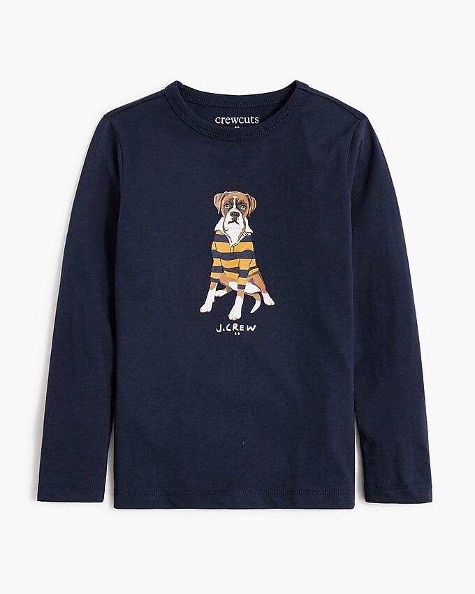 Boys' dog in rugby graphic tee | J.Crew Factory