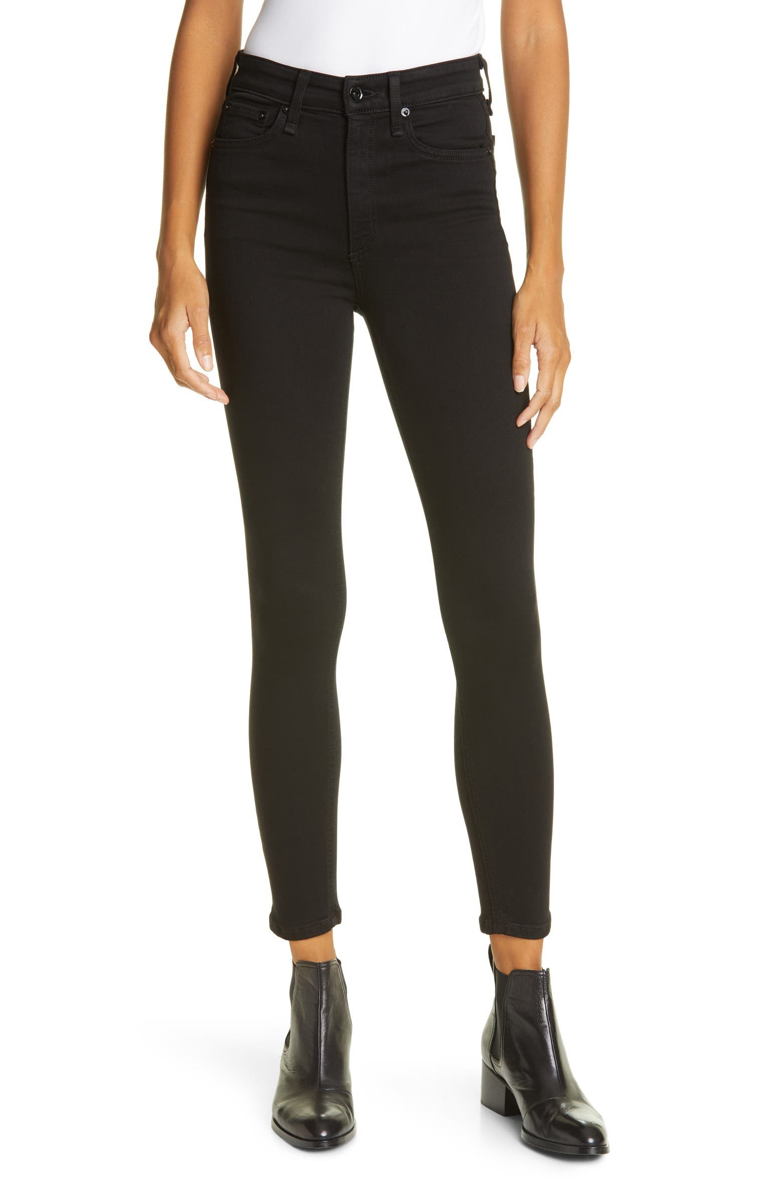 rag & bone Nina High Waist Ankle Skinny Jeans | Nordstrom | Nordstrom