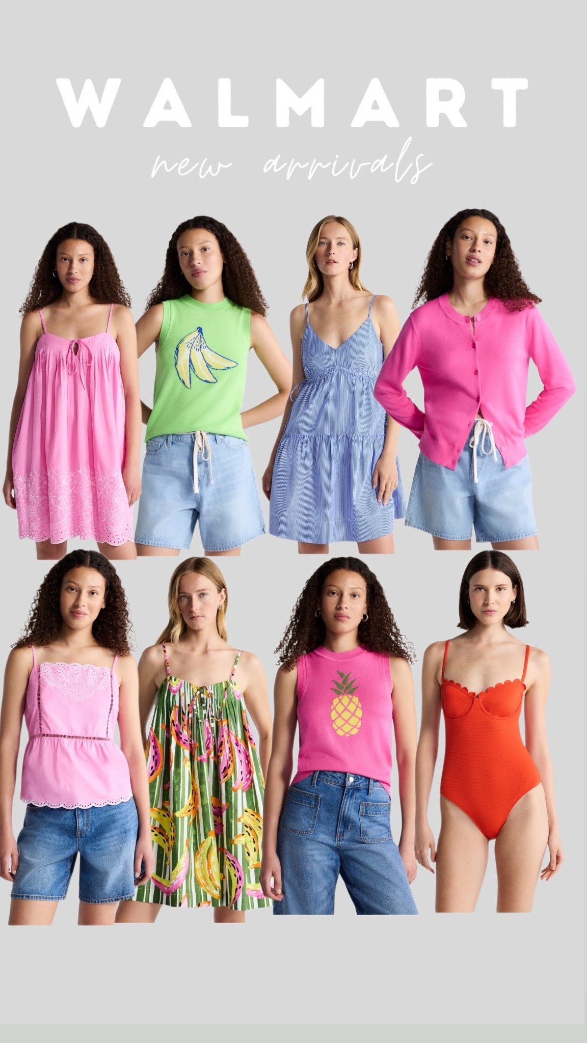 Colorful summer finds just landed at Walmart 💕☀️ Loving the bright dresses, fun graphic tanks, lightweight layers, and easy denim shorts. These affordable new arrivals are perfect for summer. #WalmartFashion #SummerStyle #AffordableFashion #WalmartFinds #VacationStyle

#LTKmomlife #LTKSaleAlert #LTKselfcare