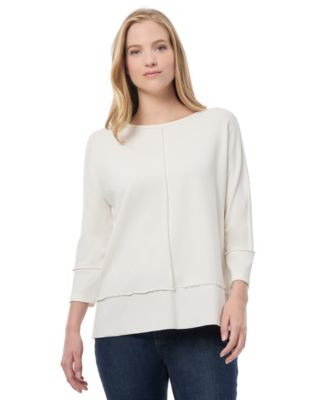 Jones New York Womens Serenity Knit 3 4 Sleeve Tunic Top Pxs Xl | Macy's