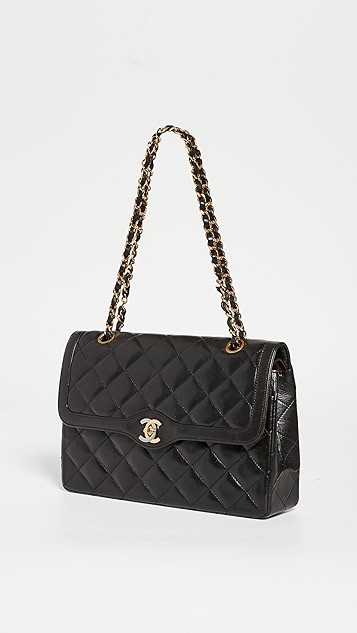 Chanel Black Lamb Paris Limited 11" Bag | Shopbop