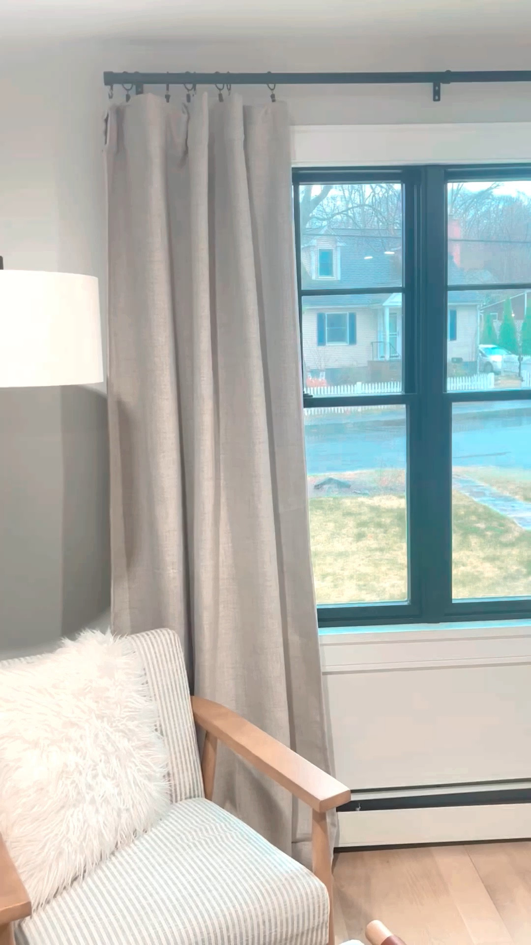 Curtain rings, blackout curtains, neutral curtains, taupe greige curtain, modern organic, neutral interior design, home hacks, curtain hacks

#LTKfindsunder50 #LTKVideo #LTKhome