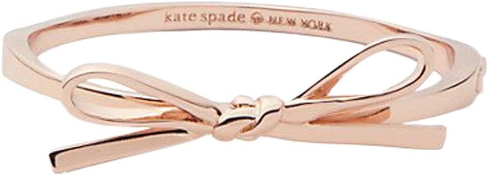 Kate Spade Skinny Mini Bow Bangle Bracelet, Rose Golden | Amazon (US)