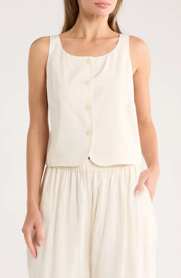 NORDSTROM RACK Button Front Vest Top | Nordstromrack | Nordstrom Rack