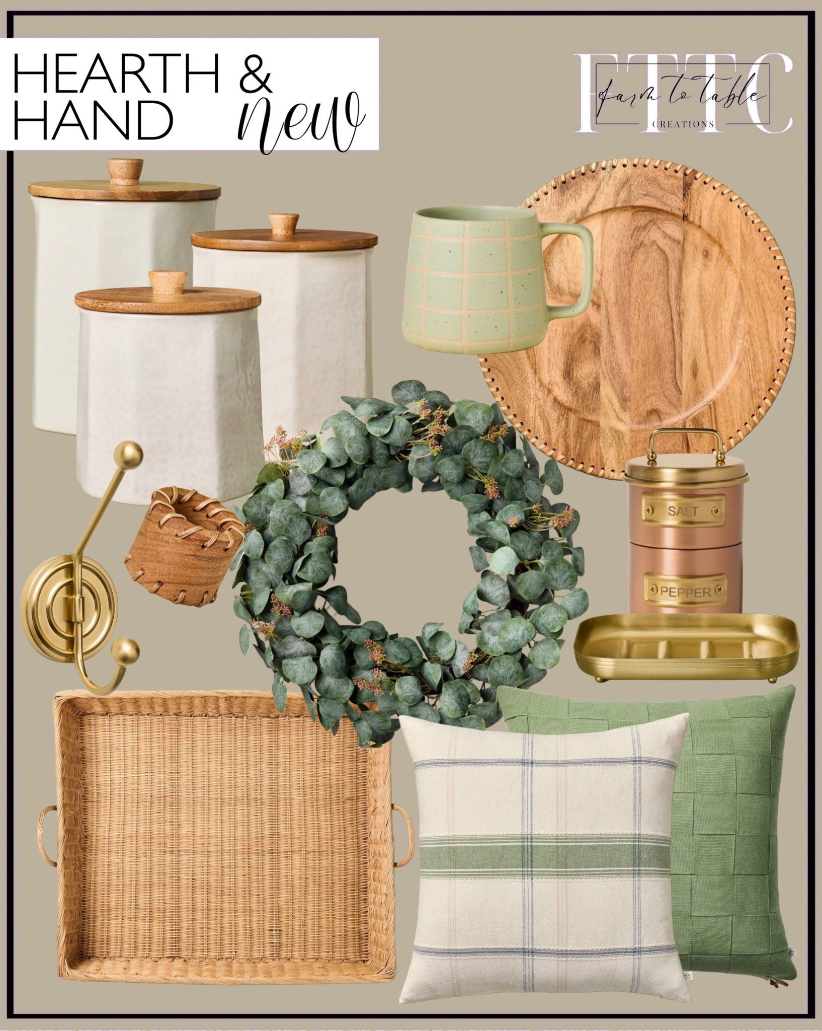 Hearth & Hand with Magnolia New Target Release (Shop the Dec 21 Drop)

Follow @farmtotablecreations on Instagram for more home finds & styling ideas.

Target just dropped a fresh new Hearth & Hand collection and it’s SO good for cozy, everyday styling—soft greens, classic neutrals, and those pretty tabletop details that make your kitchen feel instantly pulled together. 🤍

Launch details: it goes live online Dec 21 at 3:00 AM EST (set that alarm if you want the best chance at the popular pieces). I linked my favorites here so you can shop fast when it hits!

#target #hearthandhand #hearthandhandwithmagnolia #targethome #targetfinds #newarrivals #kitchenfinds #kitchendecor #kitchentowels #tabletop #dinnerware #serveware #stoneware #ceramics #teapot #mug #coffeecup #throwpillows #pillows #greendecor #neutraldecor #homedecorfinds #seasonaldecor #springdecor #kitchenstyle #tabledecor #coffeestation #targetstyle

#LTKFindsUnder50 #LTKHome