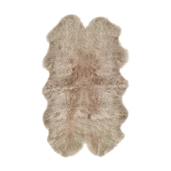 Chatterton Performance Sheepskin Animal Print Indoor Rug | Wayfair North America