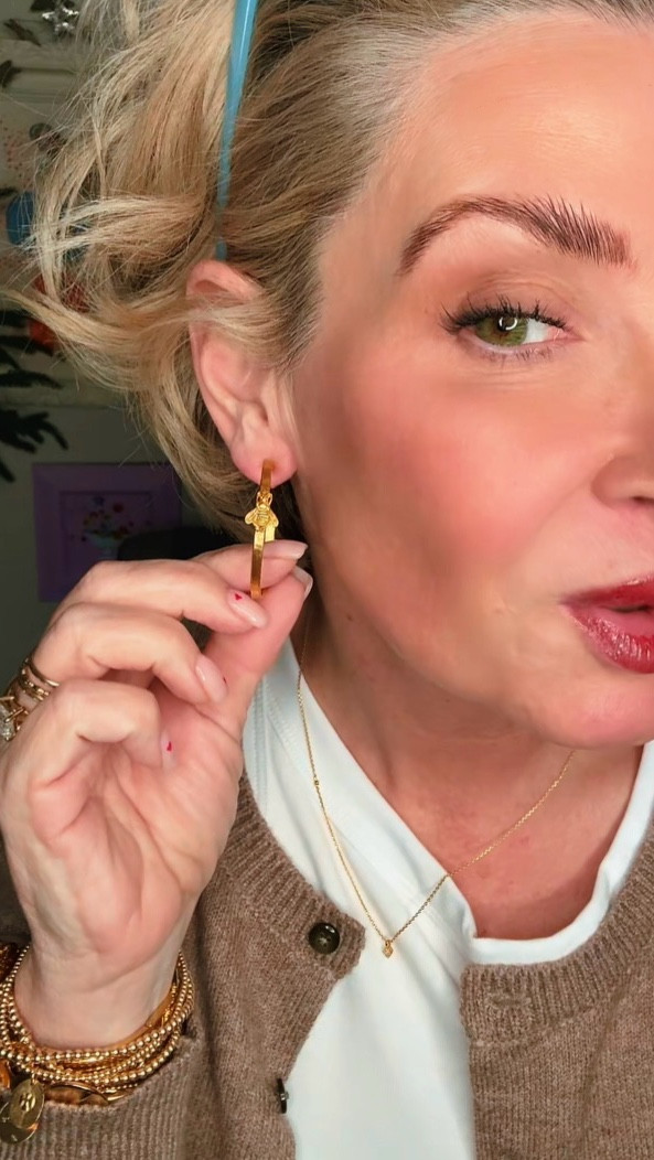 These Julie Vos Bee Hoop earrings are that perfect mix of classic and a little wink of fun. Lightweight, gold, and just enough statement to make a plain tee or sweater feel put together without trying too hard. I love the bee detail because it feels timeless but still playful. 

#LTKgrwm #LTKdayinmylife #LTKootd