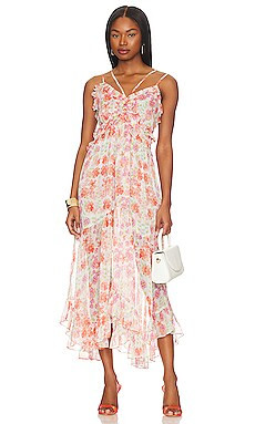 MISA Los Angeles Adrienne Dress in Cora Flora from Revolve.com | Revolve Clothing (Global)