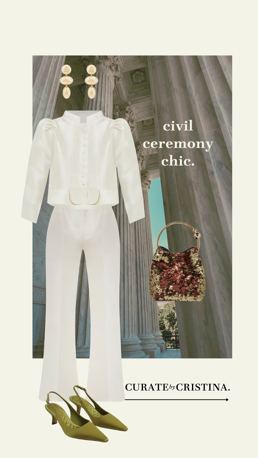 civil ceremony chic - perfect bridal set for the sophisticated girl. this can be worn winter, spring and fall

#LTKootd #LTKWedding #LTKWorkwear