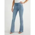 Sofia Jeans Women's Melissa Flare Pull On High Rise Jeans, 33.5" Inseam, Sizes 2-20 - Walmart.com | Walmart (US)