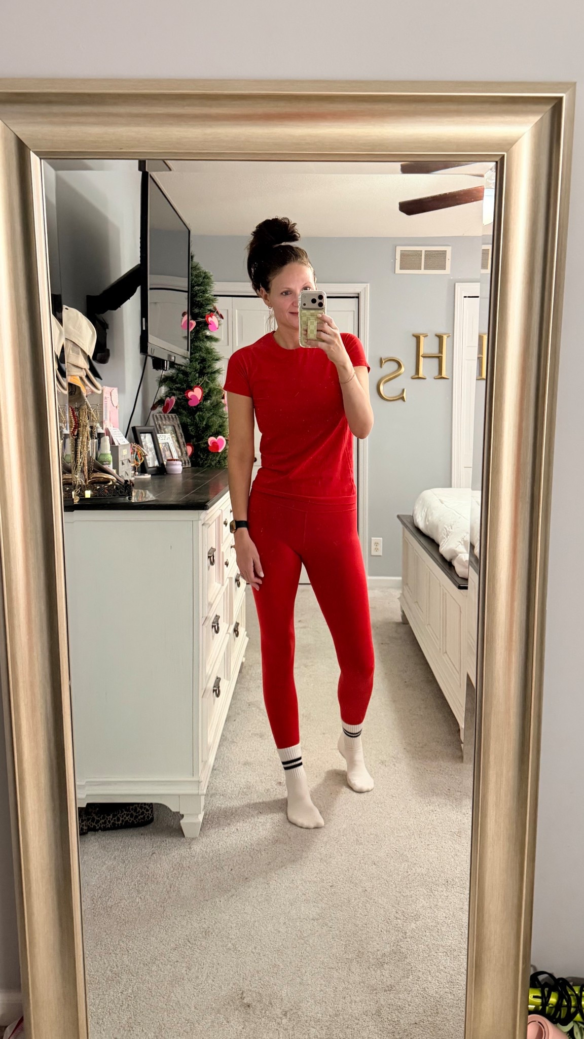 Got to do something really fun with my girlfriends today, bungee exercise! It was such a blast!! If you ever get a chance, do it! ❤️ And of course I’d never wear anything other than this head to toe Amazon look by one of my favorite active wear brands. Even with all the flying and jumping we did neither the leggings, shirt nor sports bra moved, it was perfect! Can’t recommend this line more! 

#LTKfitnessgoals #LTKValentine #LTKActive