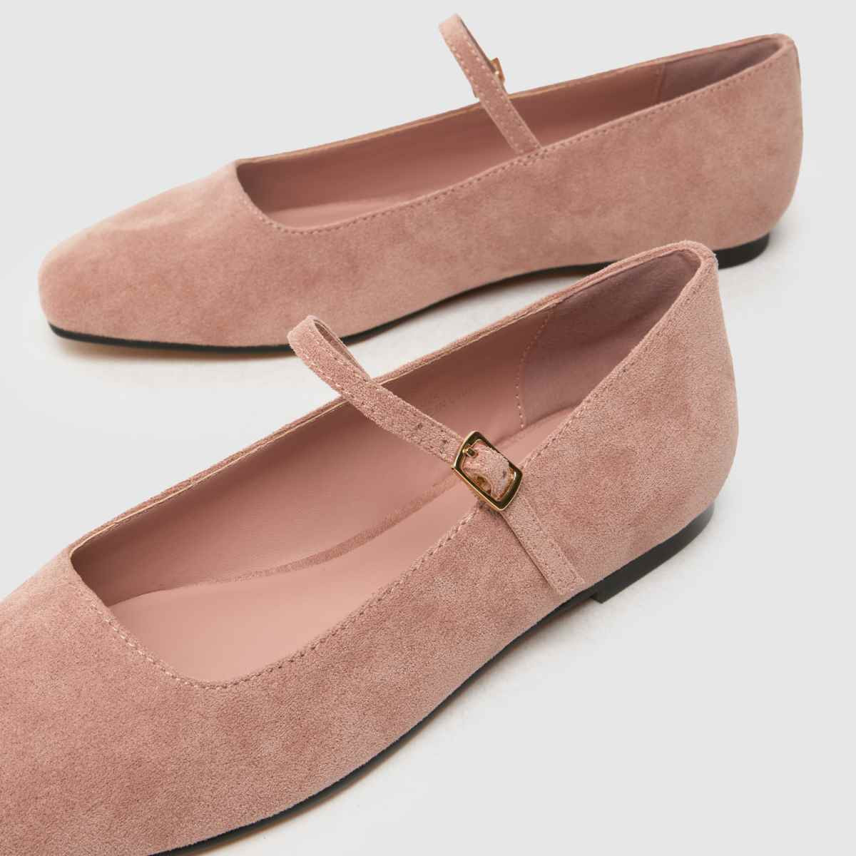 Womens Pink schuh Lyra Mary Jane Ballerina Flat Shoes | schuh | Schuh