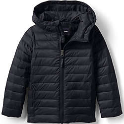 Kids ThermoPlume Packable Hooded Jacket | Lands' End (US)