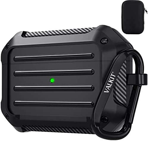 Valkit for AirPods Pro Case Cover for Men with Keychain, Military Full-Body Rugged Protective Case S | Amazon (US)
