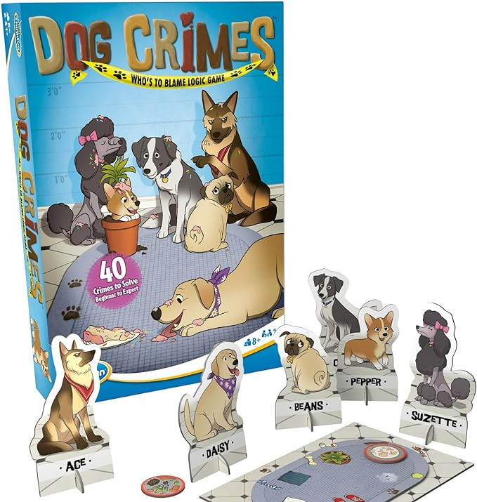 ThinkFun Dog Crimes Logic Game - Engaging Brainteaser for Kids and Adults | Fun Detective Theme |... | Amazon (US)