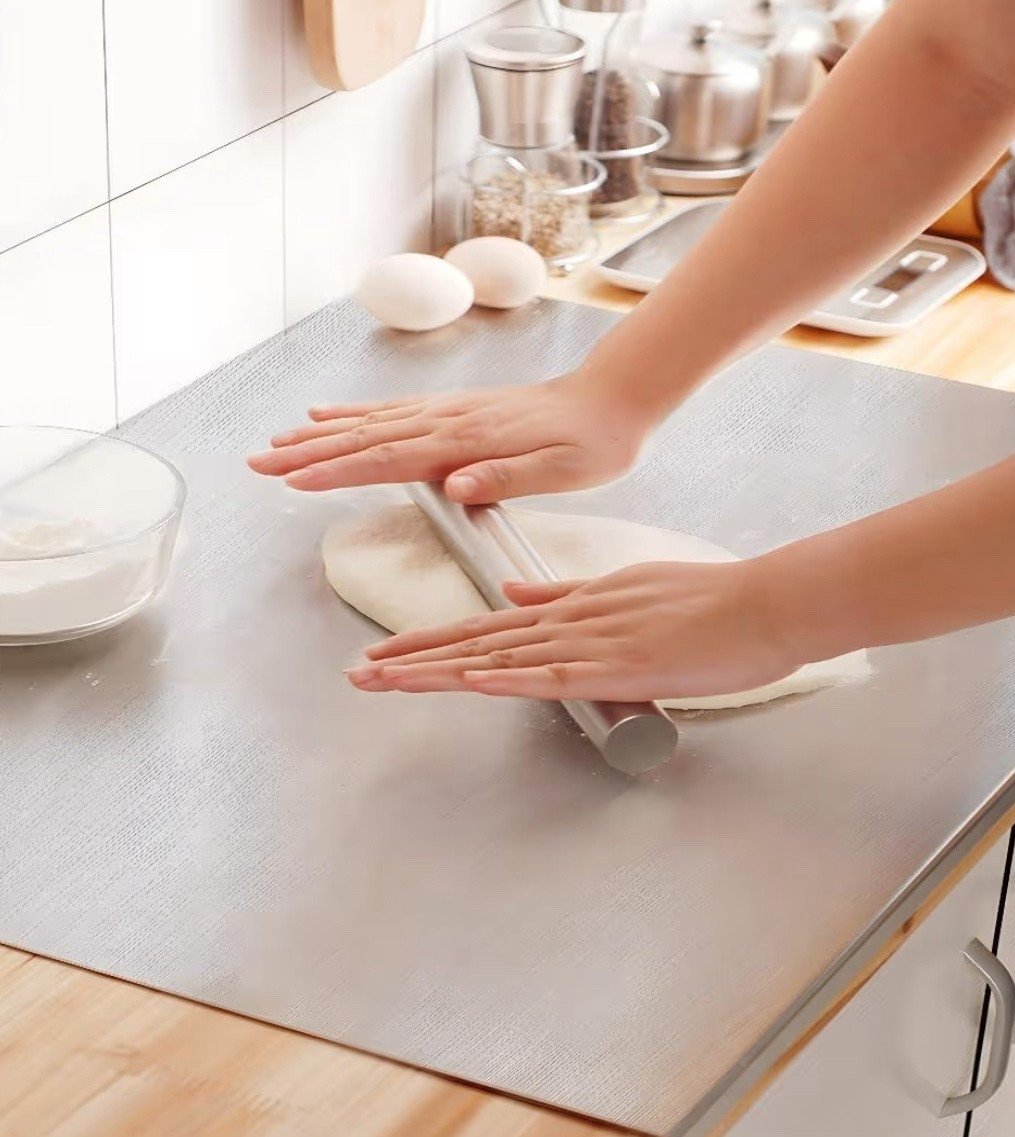 #stainlesssteelcuttingboard #stainlesssteel #kitchen #rollingpin #plasticfree #housewarming