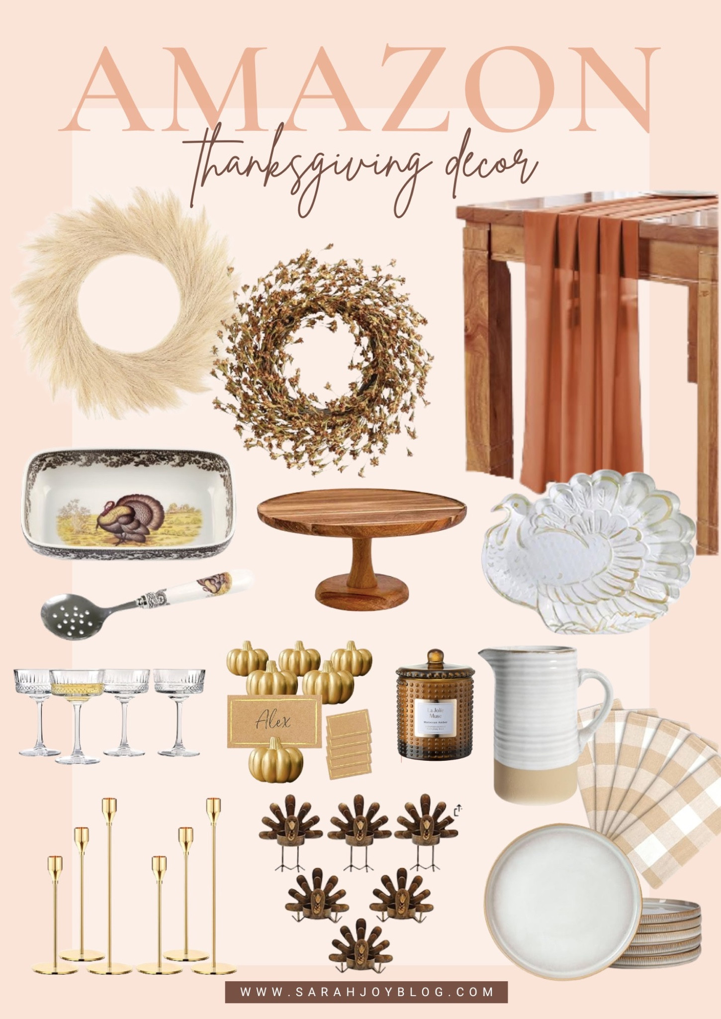 Amazon Thanksgiving Decor!
#Amazon #fall #thanksgiving #decor

Follow @sarah.joy for more holiday finds!! 

#LTKHoliday #LTKSeasonal #LTKhome