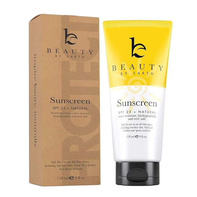 Mineral Sunscreen SPF 25 - Zinc Oxide Sunscreen, Baby Sunscreen, Kids Sunscreen, Reef Friendly Su... | Amazon (US)