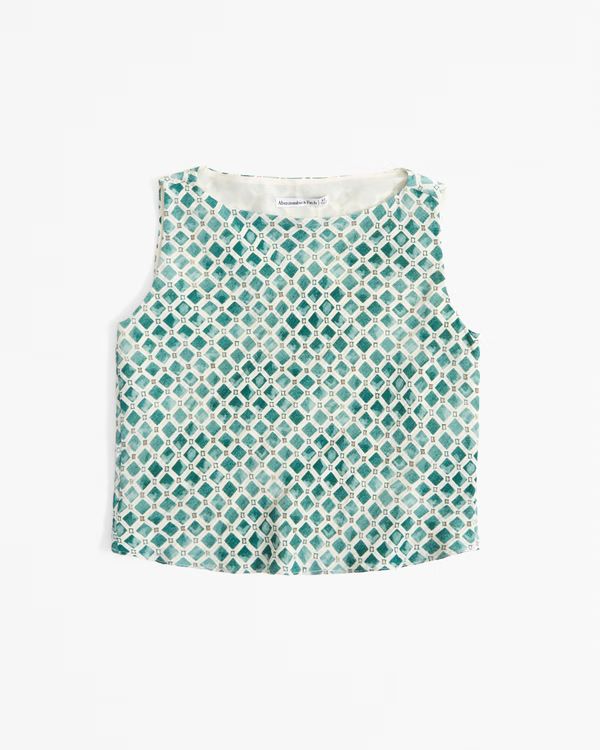 Women's Crinkle Textured Shell Top | Women's Tops | Abercrombie.com | Abercrombie & Fitch (US)