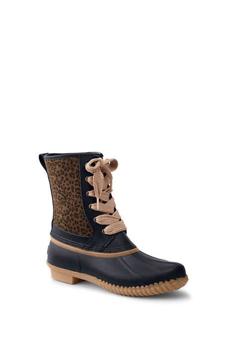Women's Insulated Sherpa Lined Duck Boots | Lands' End (US)