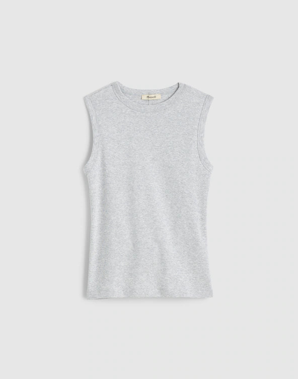 The '90s Shell Tank in Compact Cotton | Madewell