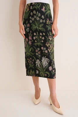 Wildflower Tapestry Jacquard Ellington Skirt | Tuckernuck (US)