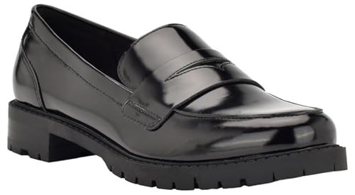 Nine West Women's Naveen Loafer, Black Patent 004, 9 | Amazon (US)