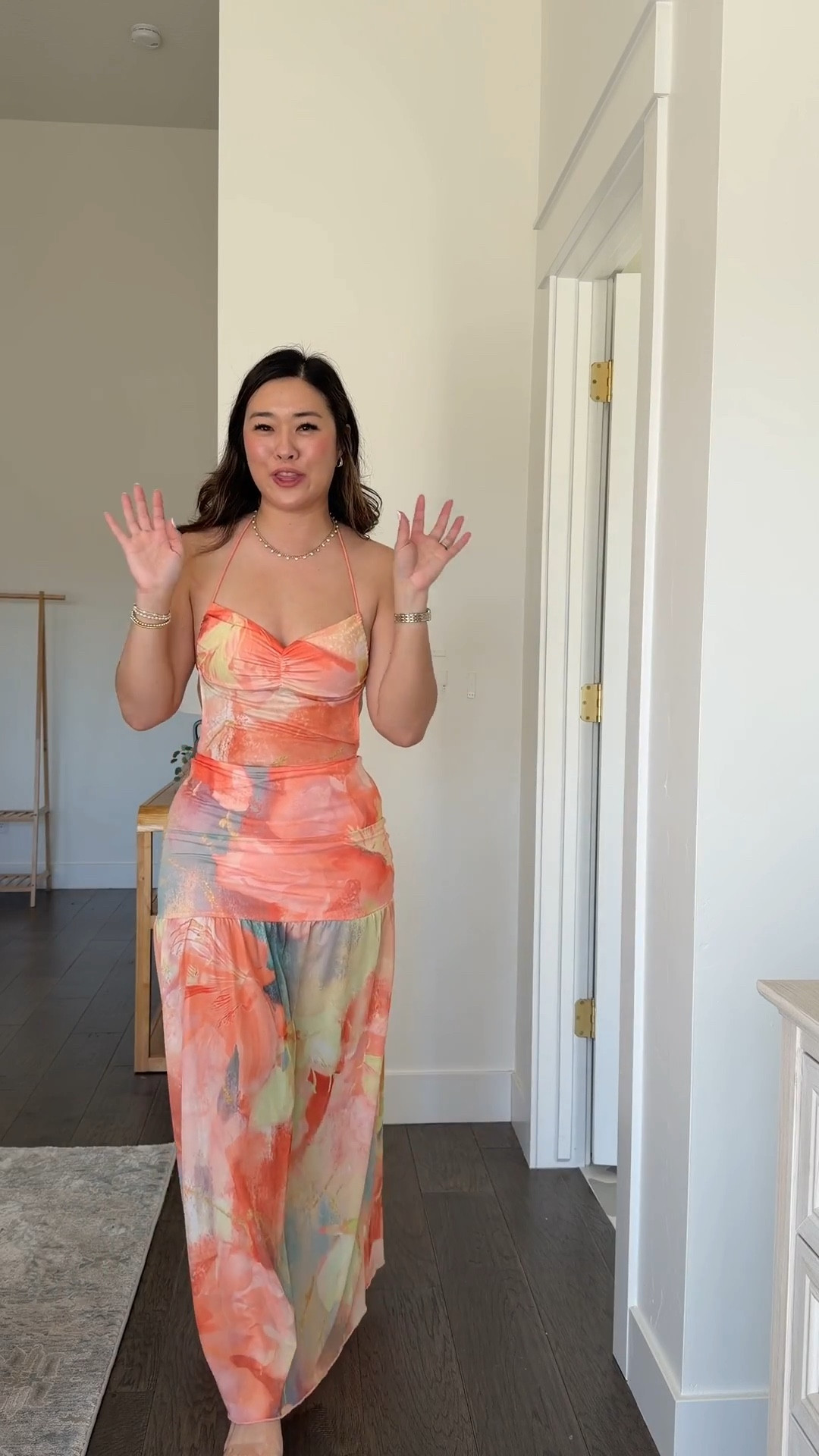 Amazon Spring Dress: Medium
Love the colors, it is just an open back which doesn’t make me feel the most comfortable, but it IS gorgeous!! 